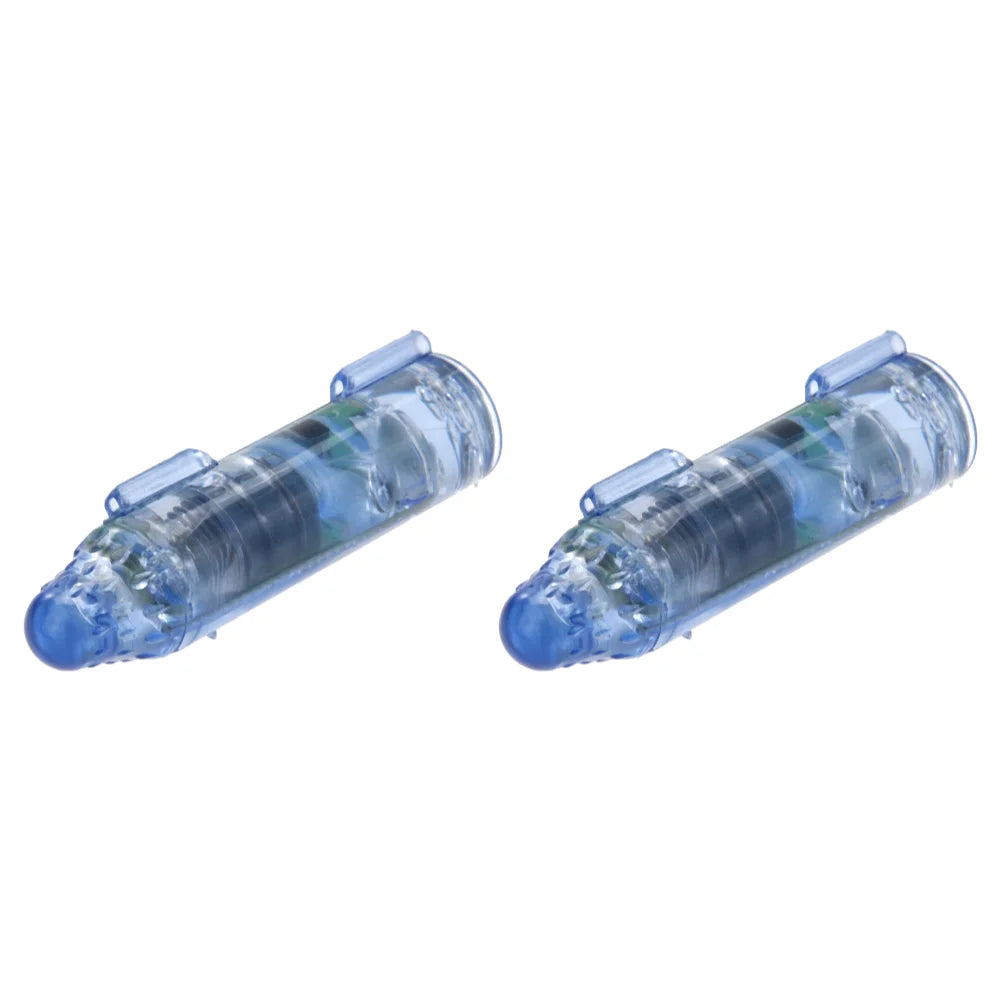 1-10PCS Underwater Mini Fish Attraction Indicator Lure LED Flashing Light Bait Fishing Tools Deep Drop Light Squid Bait Hard Lur