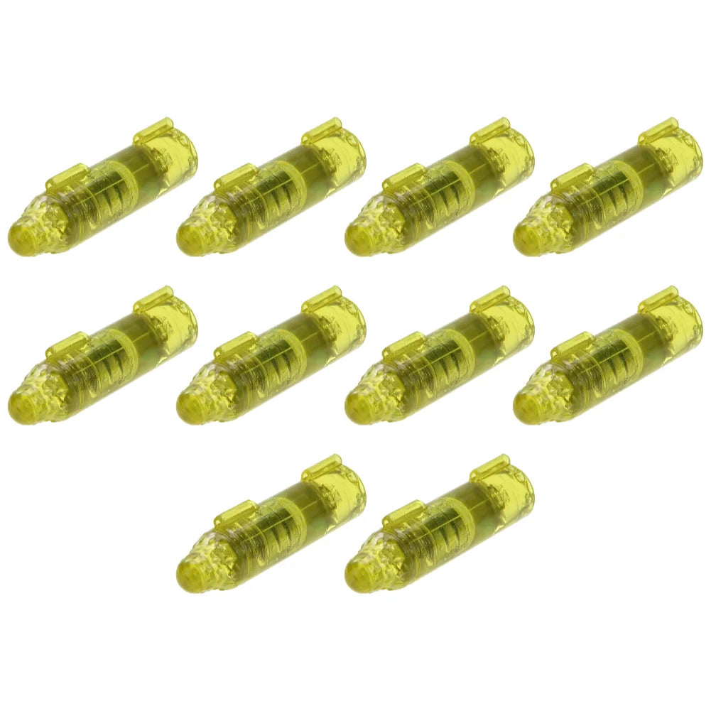 1-10PCS Underwater Mini Fish Attraction Indicator Lure LED Flashing Light Bait Fishing Tools Deep Drop Light Squid Bait Hard Lur