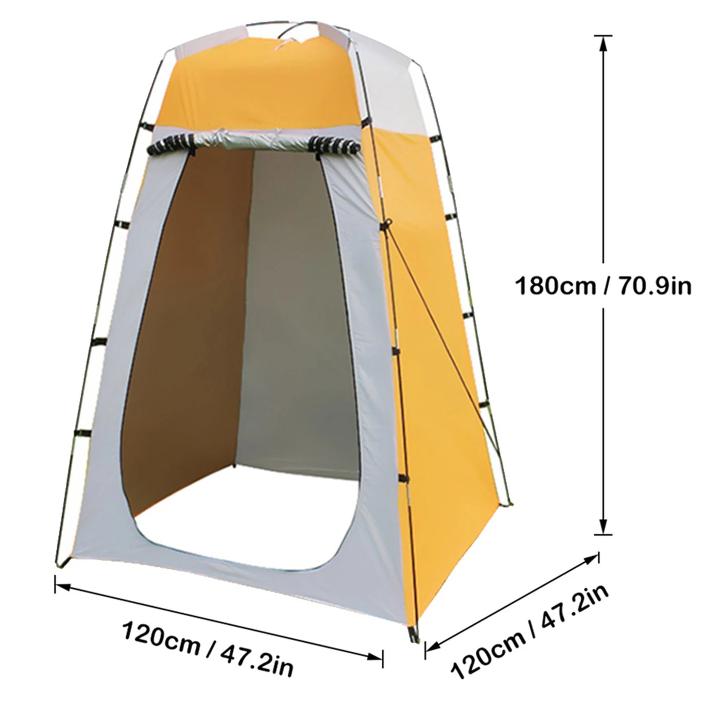 Camping Tent for Shower 6FT Privacy Changing Room for Camping Biking Toilet Shower Beach Shower Tent Changing Room for Camping
