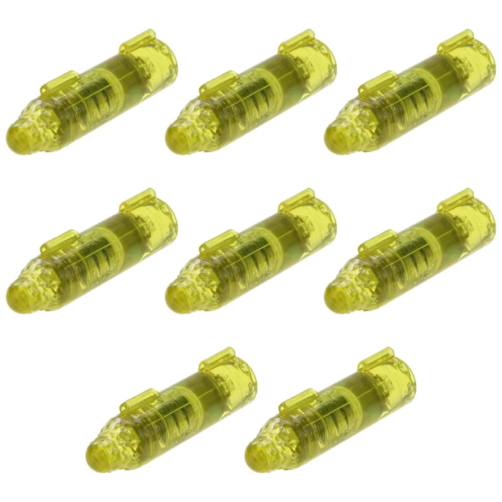 1-10PCS Underwater Mini Fish Attraction Indicator Lure LED Flashing Light Bait Fishing Tools Deep Drop Light Squid Bait Hard Lur