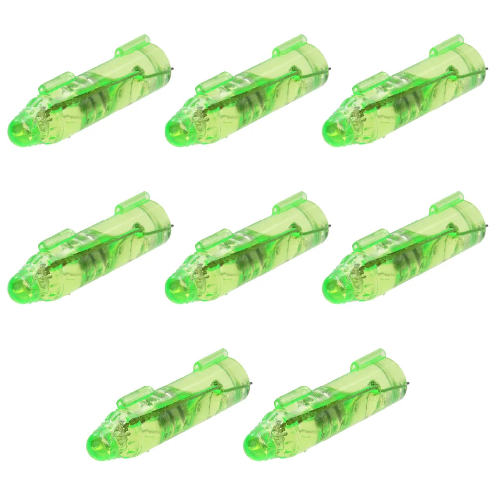 1-10PCS Underwater Mini Fish Attraction Indicator Lure LED Flashing Light Bait Fishing Tools Deep Drop Light Squid Bait Hard Lur