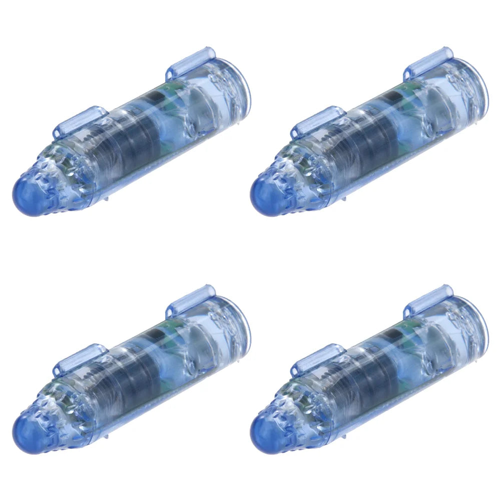 1-10PCS Underwater Mini Fish Attraction Indicator Lure LED Flashing Light Bait Fishing Tools Deep Drop Light Squid Bait Hard Lur