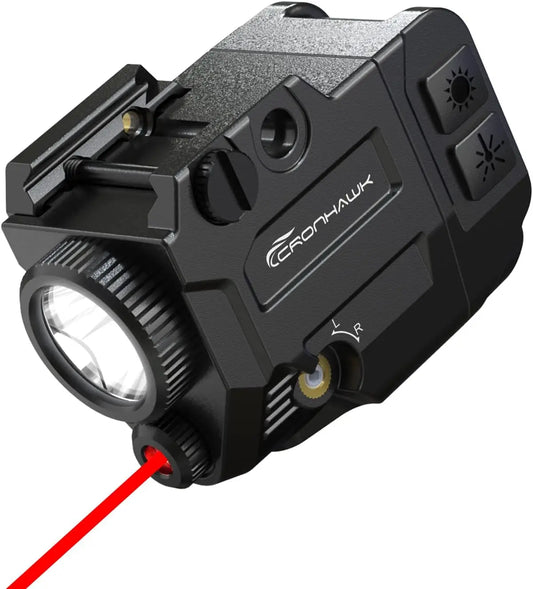 Red Laser Sight Compatible with Picatinny Rail fit Pistol Glock Full Size Rechargeable Handgun Red Laser Beam Magnetic Charging
