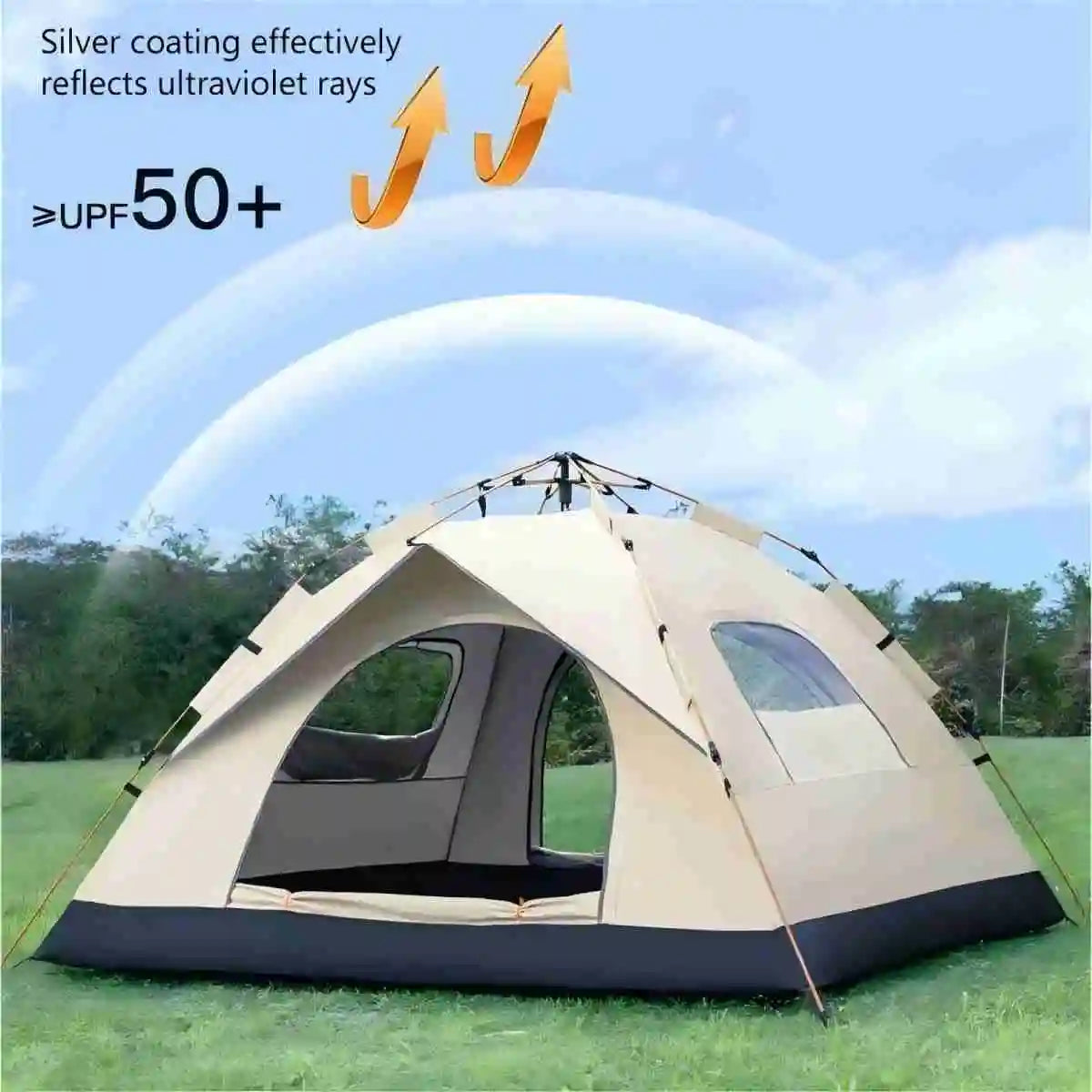 Outdoor shelter Sunshade Self-driving Travel Camping Tent Reactive out –  Open Sky Supplies